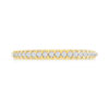 Alliance demi-tour or 750 jaune diamant H/SI - vue V3
