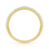 Alliance demi-tour or 750 jaune diamant H/SI - vue V2