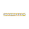 Alliance demi-tour or 750 jaune diamant H/SI - vue V3