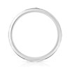 750 white gold full circle diamond band, 2.5 mm - view V2