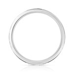 Alliance or 750 blanc tour complet diamants 2.5mm - vue 2
