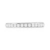 750 white gold full circle diamond band, 2.5 mm - view V3