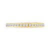 Alliance or 750 jaune diamant H/SI - vue V3