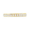 Alliance or 750 jaune diamant H/SI - vue V3