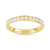 Alliance or 750 jaune diamant H/SI - vue V1