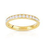 Alliance or 750 jaune diamant H/SI - vue 1