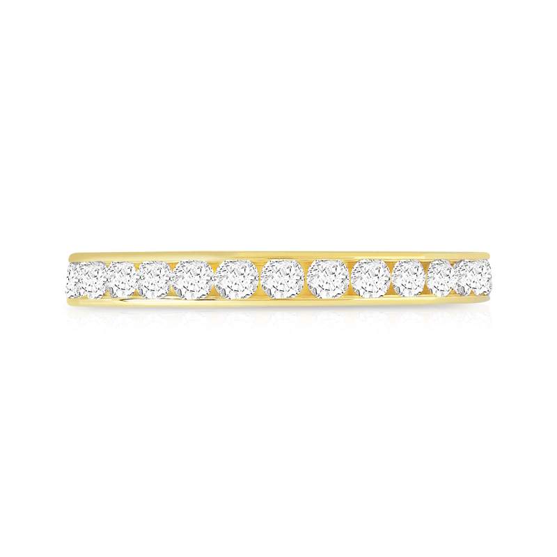 Alliance or 750 jaune diamant H/SI - vue 3