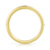 Alliance or 750 jaune diamant H/SI - vue V2