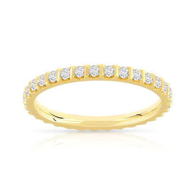 Alliance or 750 jaune diamant H/SI