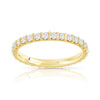 Alliance or 750 jaune diamant H/SI - vue V1