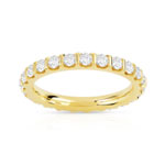 Alliance or 750 jaune diamant H/SI - vue 1