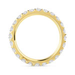 Alliance or 750 jaune diamant H/SI - vue 2