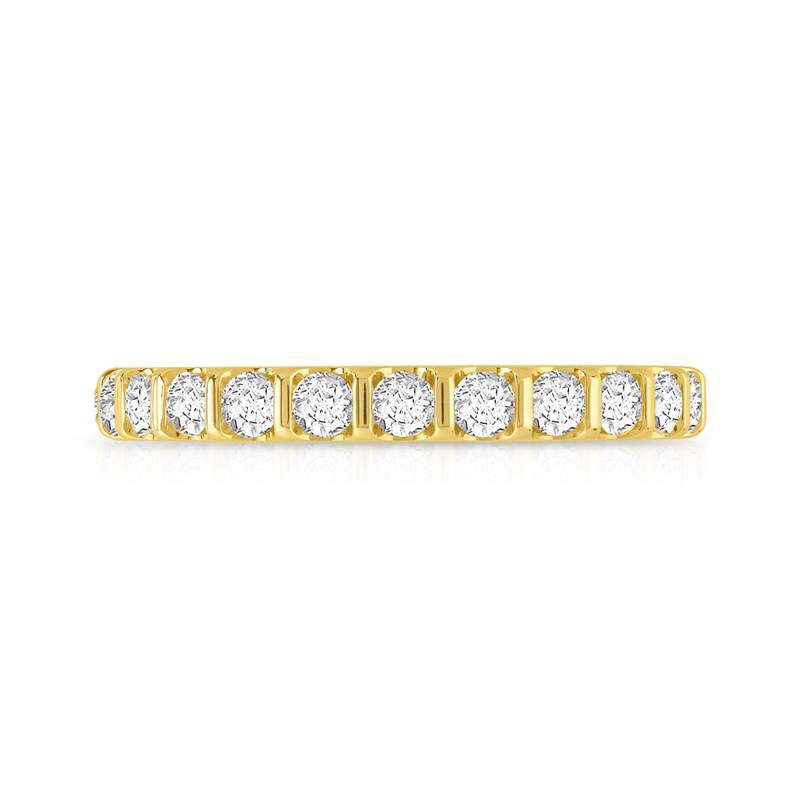 Alliance or 750 jaune diamant H/SI - vue 3