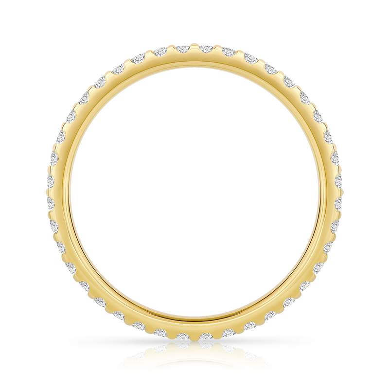 Alliance or 750  jaune diamant H/SI - vue 2