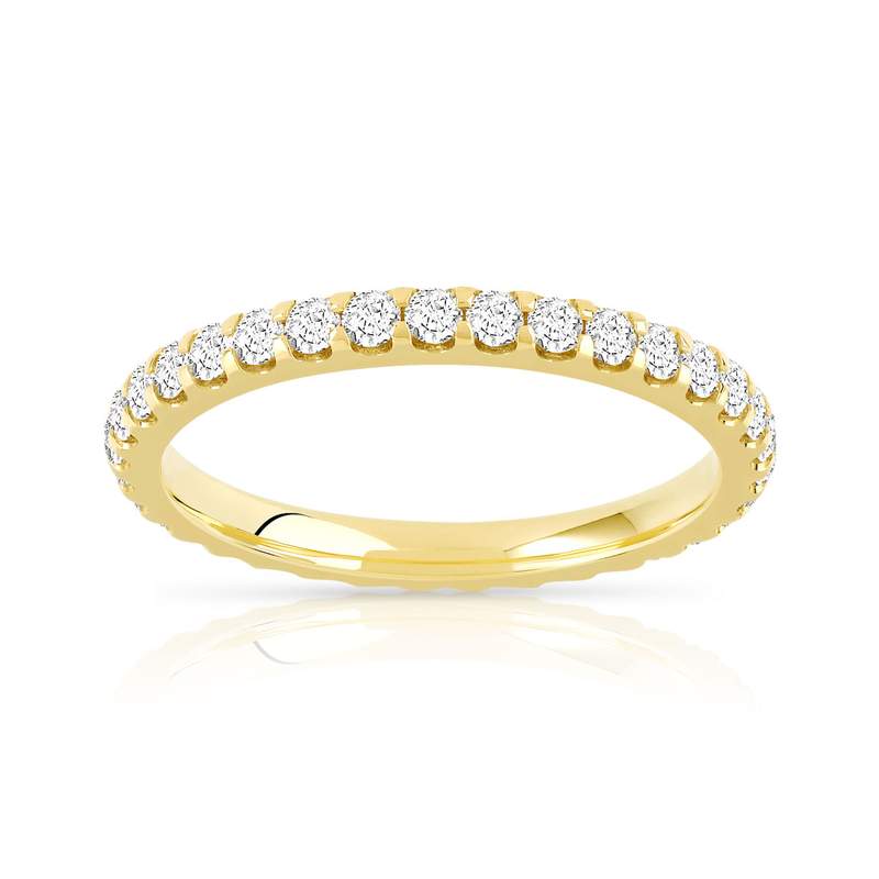 Alliance or 750 jaune diamant H/SI - vue 1