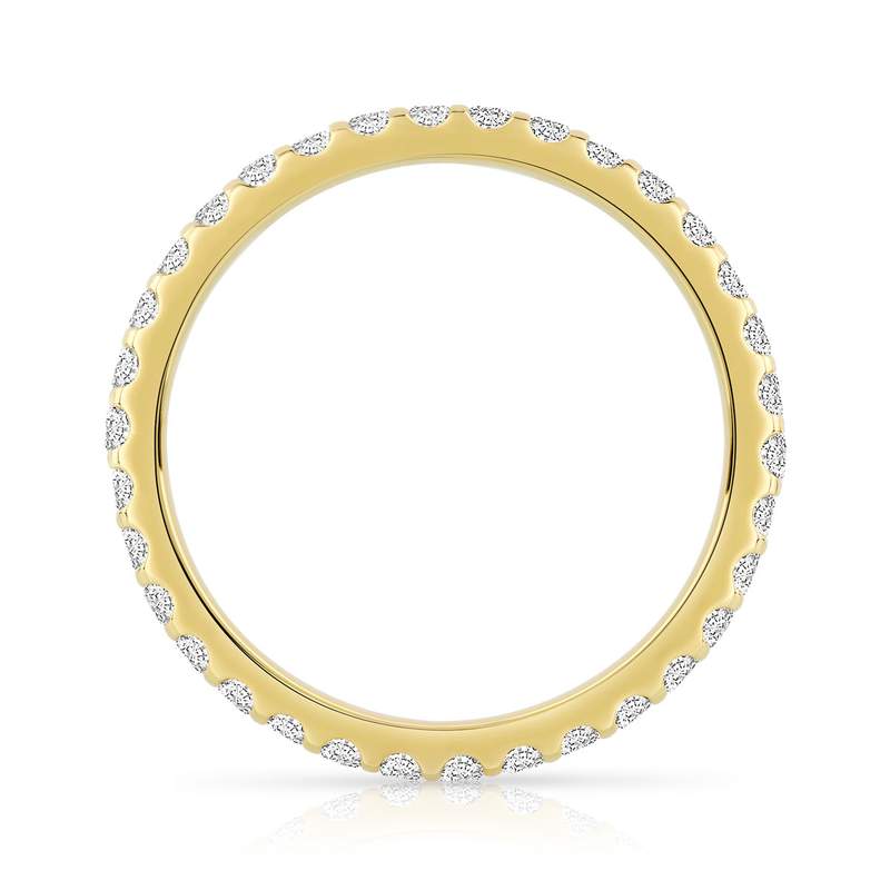 Alliance or 750 jaune diamant H/SI - vue 2