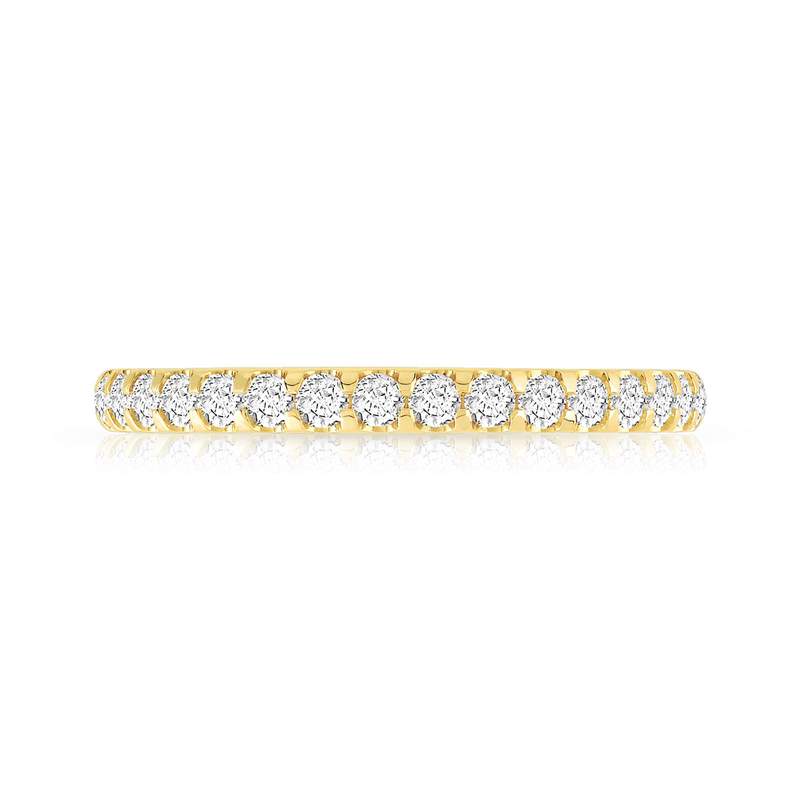 Alliance or 750 jaune diamant H/SI - vue 3