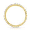 Alliance or 750 jaune diamant H/SI - vue V2