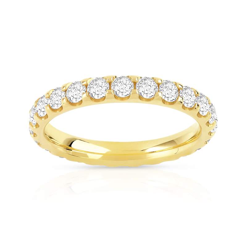 Alliance or 750 jaune diamant H/SI - vue 1