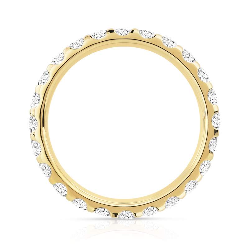Alliance or 750 jaune diamant H/SI - vue 2