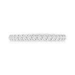 Alliance or 750 blanc diamant H/SI - vue 3