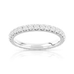 Alliance or 750 blanc diamant H/SI - vue 1