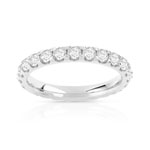 Alliance or 750 blanc diamant H/SI - vue 1