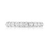 Alliance demi-tour or 750 blanc diamant H/SI - vue V3
