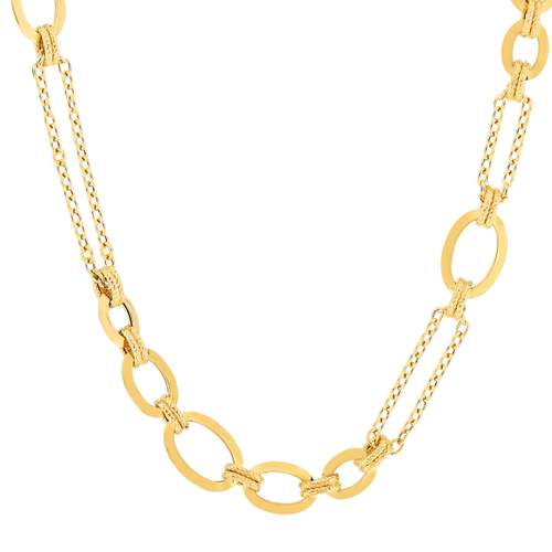 Collier or jaune 750