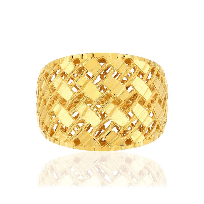 Bague or jaune 750 - vue 3