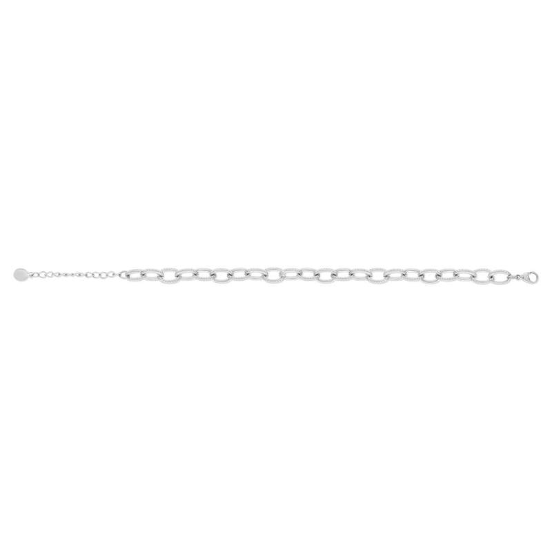 Bracelet acier 20,5 cm - vue 2