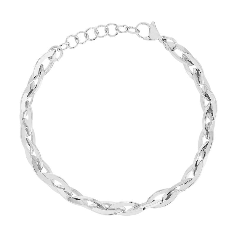 Bracelet acier 20 cm - vue 1