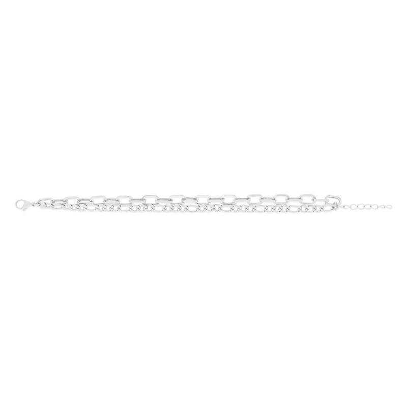 Bracelet acier 21,5 cm - vue 2