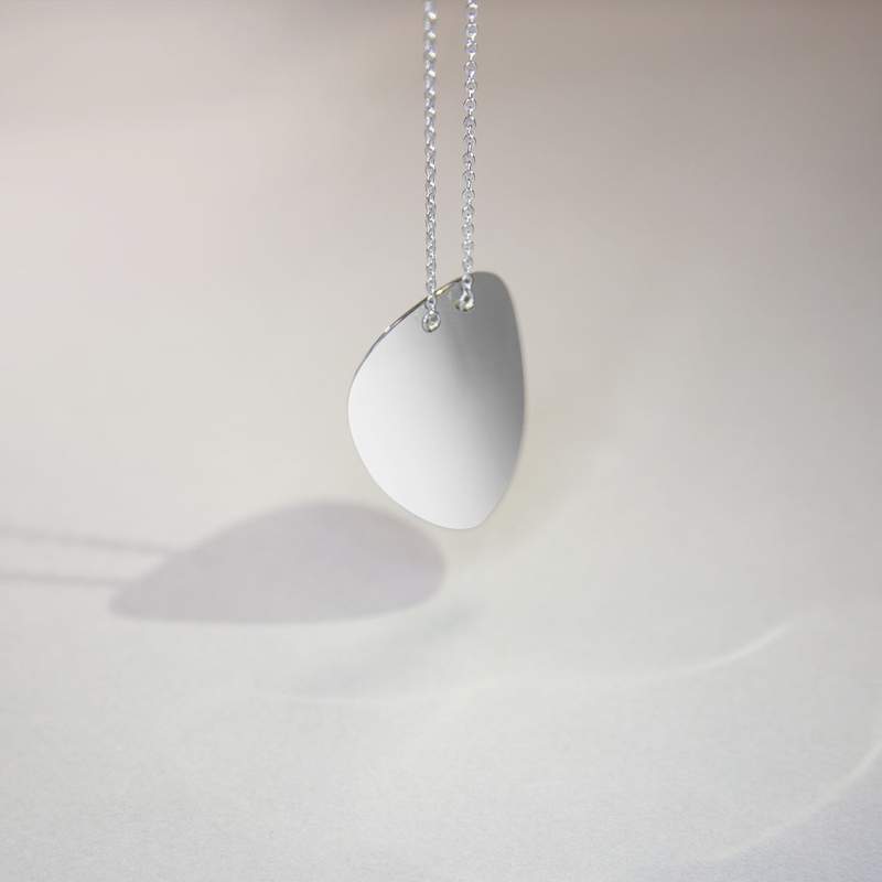 Collier acier maille gourmette 50 cm - vue D3