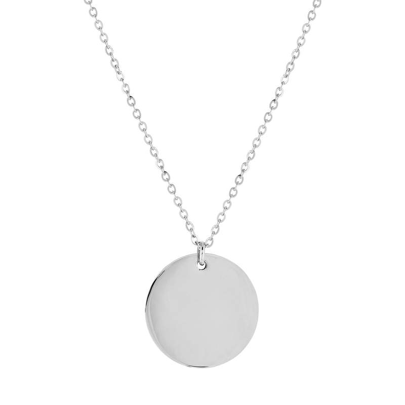 Collier acier maille forçat 50 cm - vue 1
