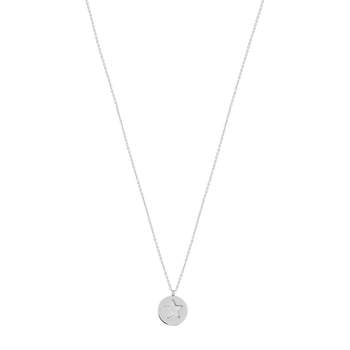 Collier acier maille forçat motif étoile 44 cm
