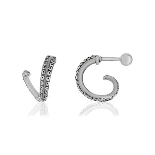 Boucles d'oreilles clous acier