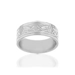 Bague acier fantaisie - vue 1