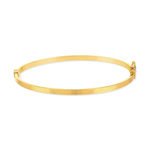 Braclet rigide or jaune 375 - vue 1