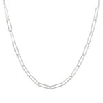 Collier argent 925, chaines combinées 45 cm - vue 1