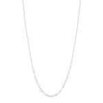 Collier argent 925, chaines combinées 45 cm - vue 2