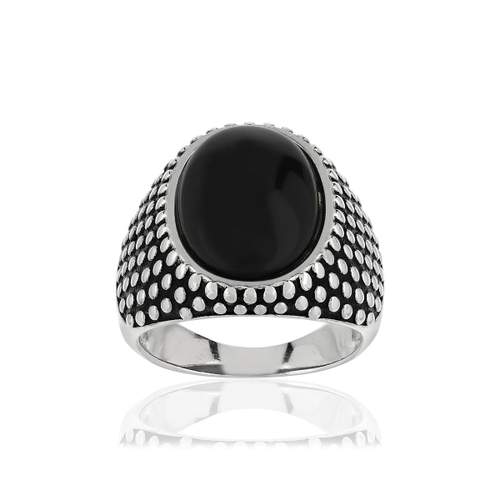 Bague argent 925 onyx