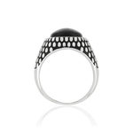 Bague argent 925 onyx - vue 2