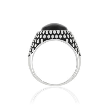 Bague argent 925 onyx