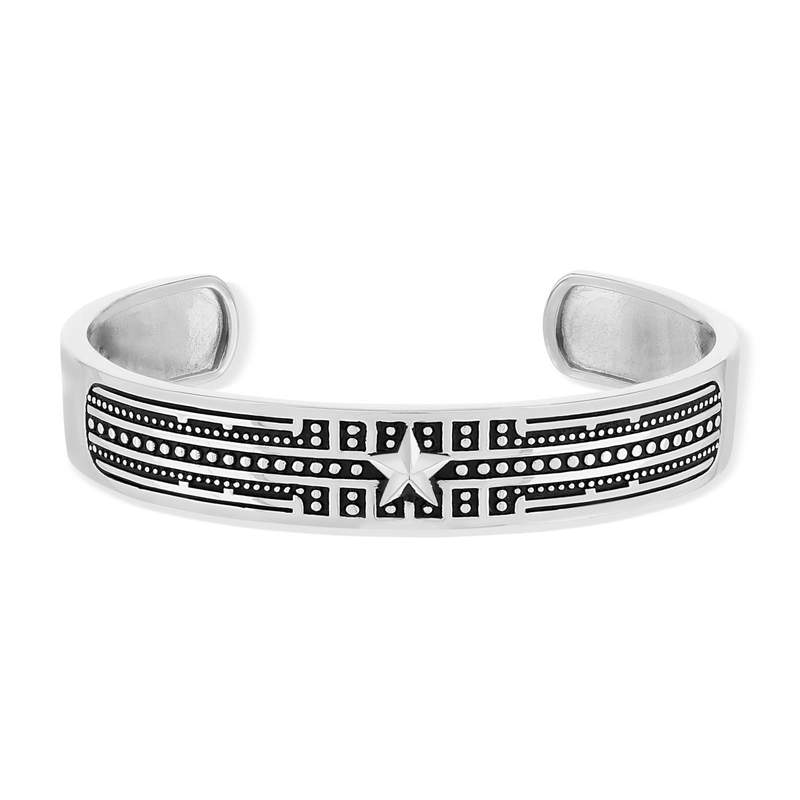 Bracelet rigide argent 925 62 mm - vue 1