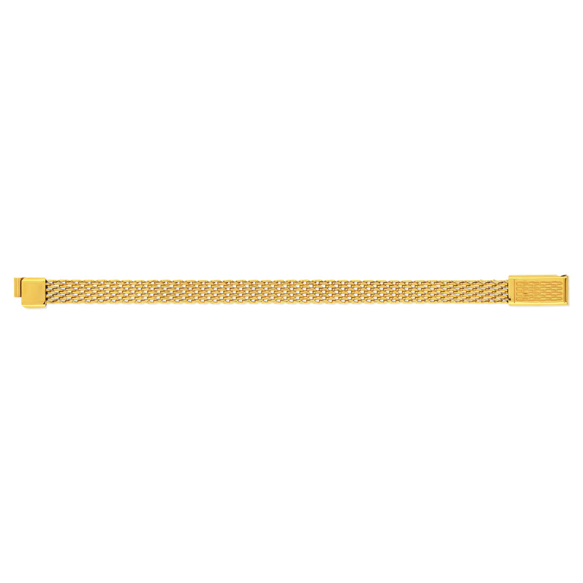 Bracelet acier jaune 21,5 cm