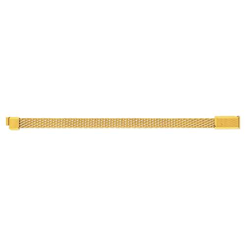 Bracelet acier jaune 21,5 cm