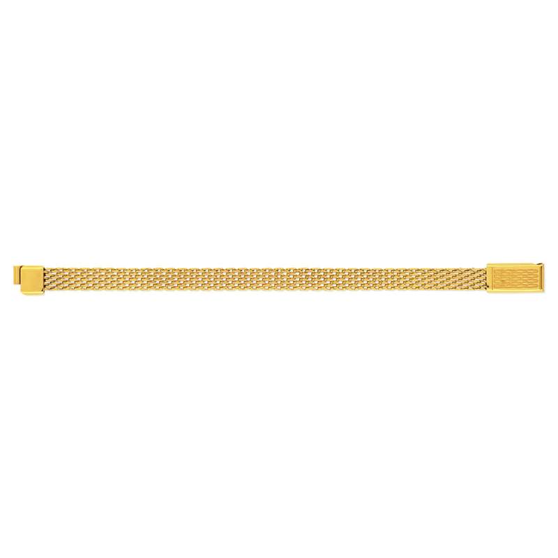 Bracelet acier jaune 21,5 cm - vue 1