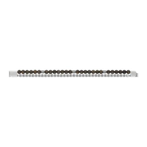 Bronzite Steel Bracelet, 20.5 cm