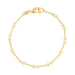 Bracelet plaqué or maillons 18 cm - vue 1